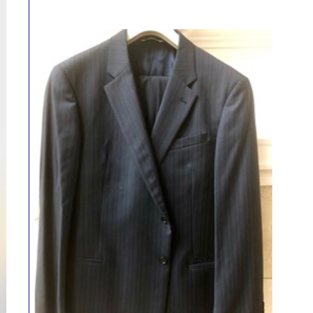 Armani collection suit charcoal grey